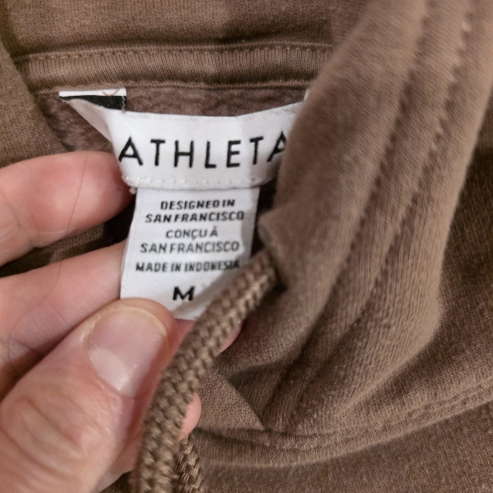 Athleta Kangaroo Pocket Hooded Sweatshirt - Picture 2 of 3